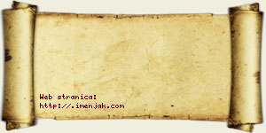 Danijela Stamatović vizit kartica